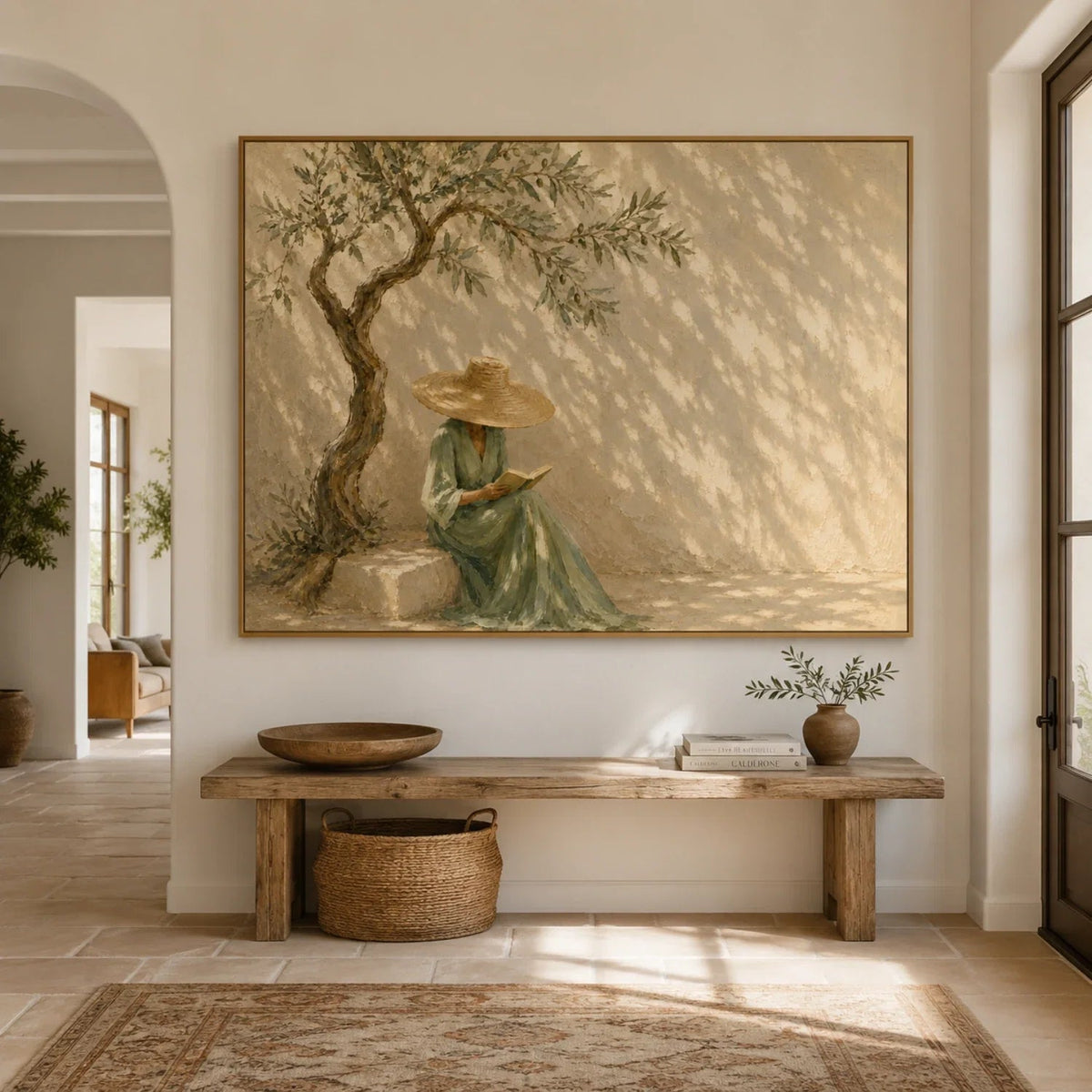 IMPRESSIONIST ART | Woman Under Olive Tree