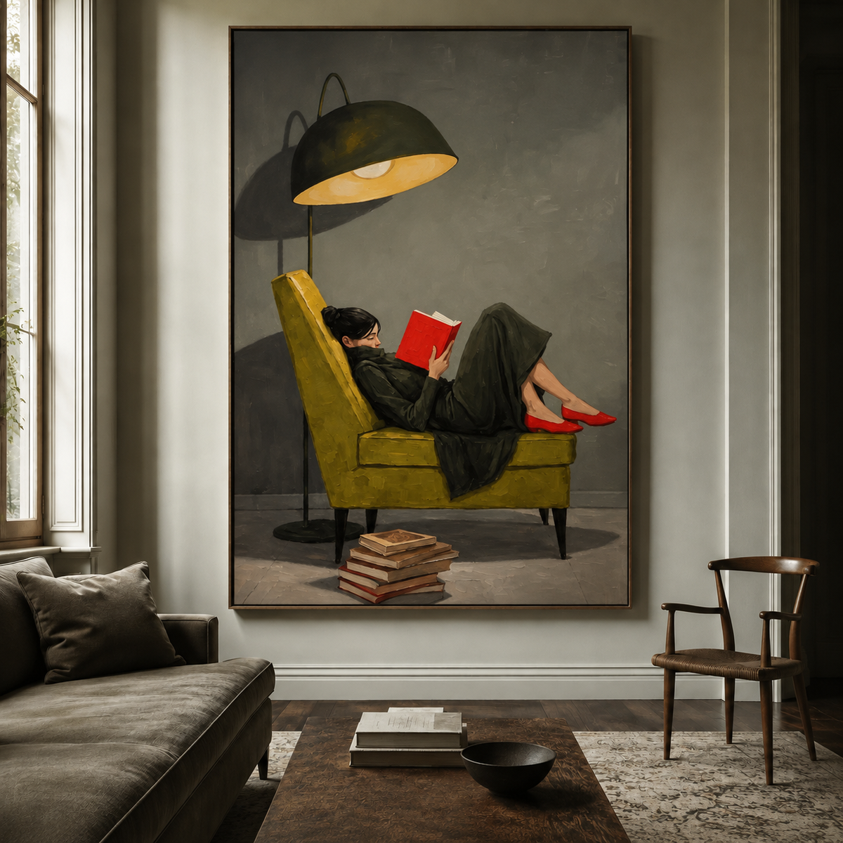 Impressionist Art | Lounging Reader Wall Art