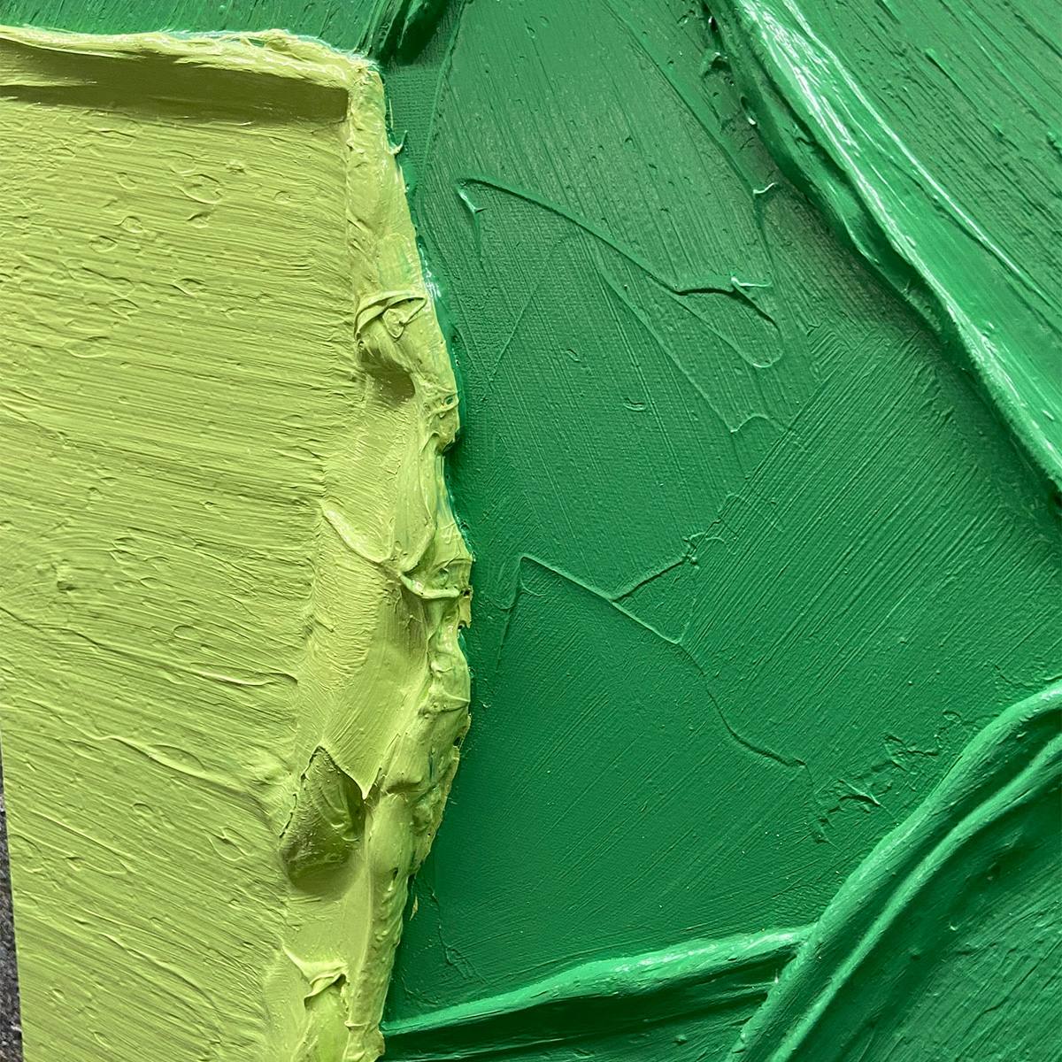 Textured Impasto | Emerald Fairway