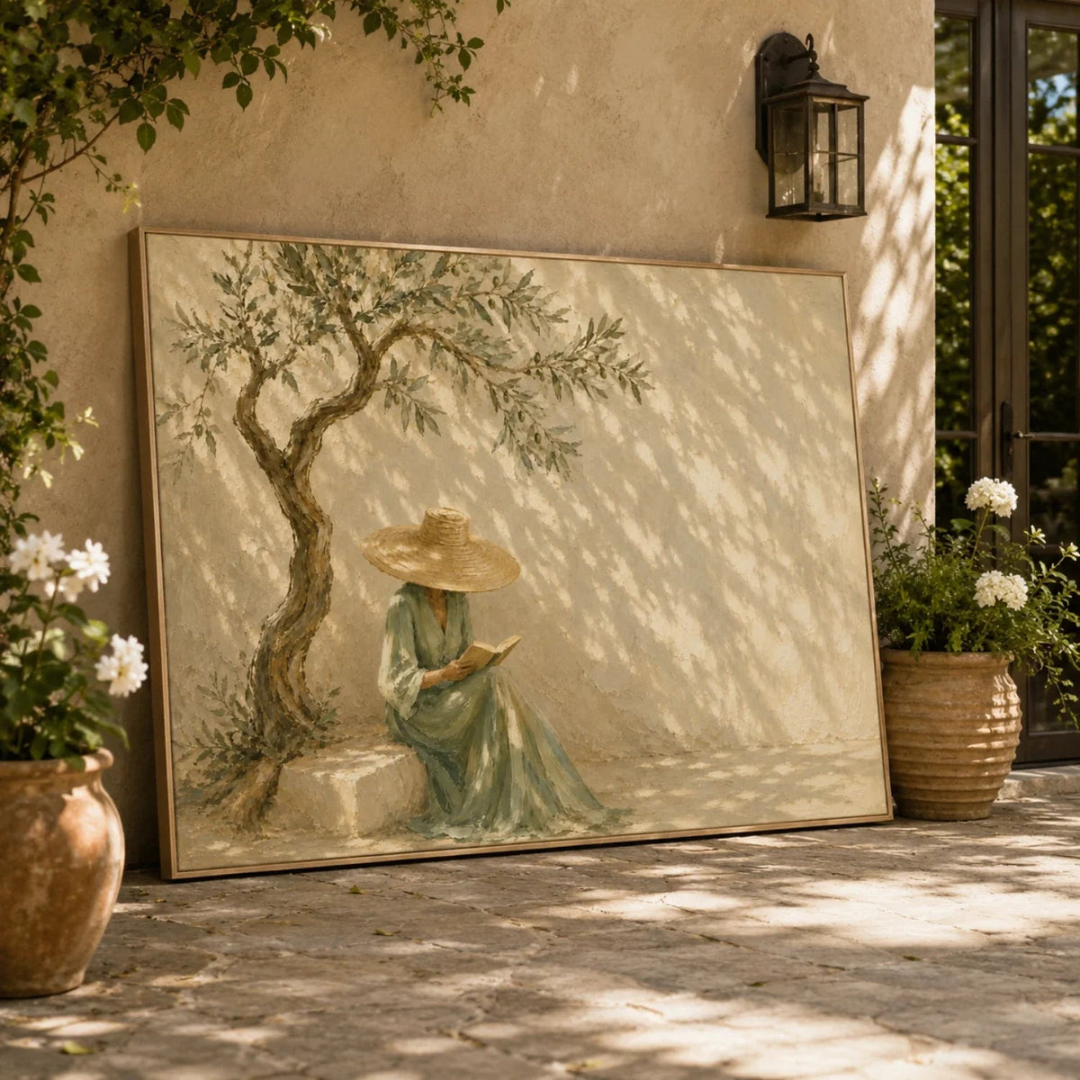 IMPRESSIONIST ART | Woman Under Olive Tree