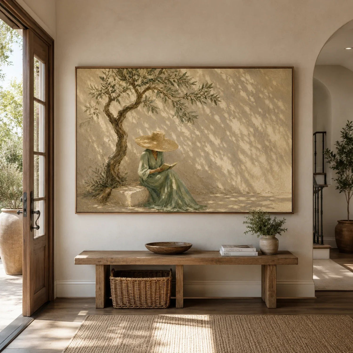 IMPRESSIONIST ART | Woman Under Olive Tree
