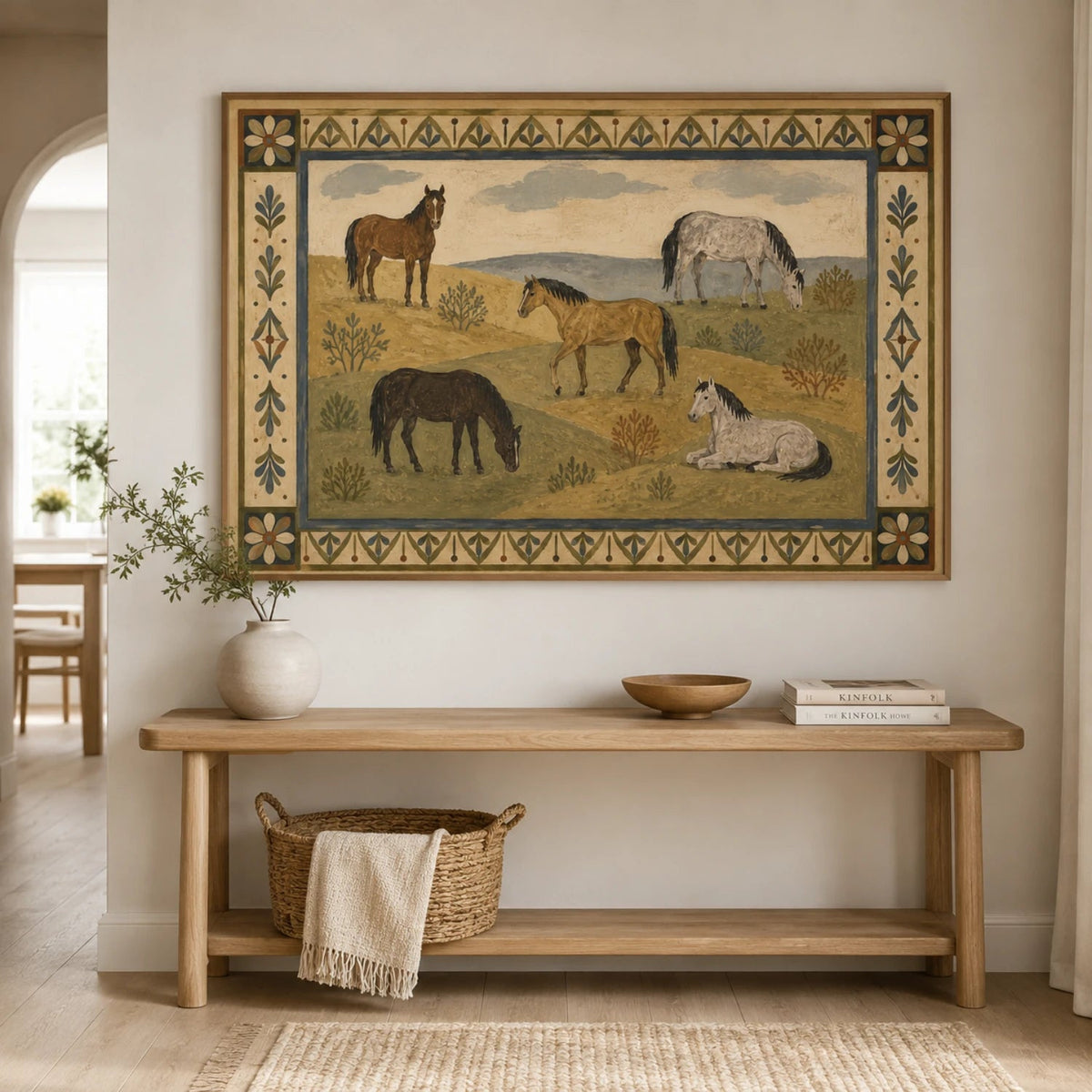 Vintage Americana Art | Pasture Reverie