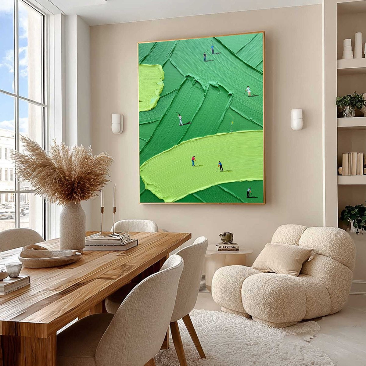 Textured Impasto | Emerald Fairway