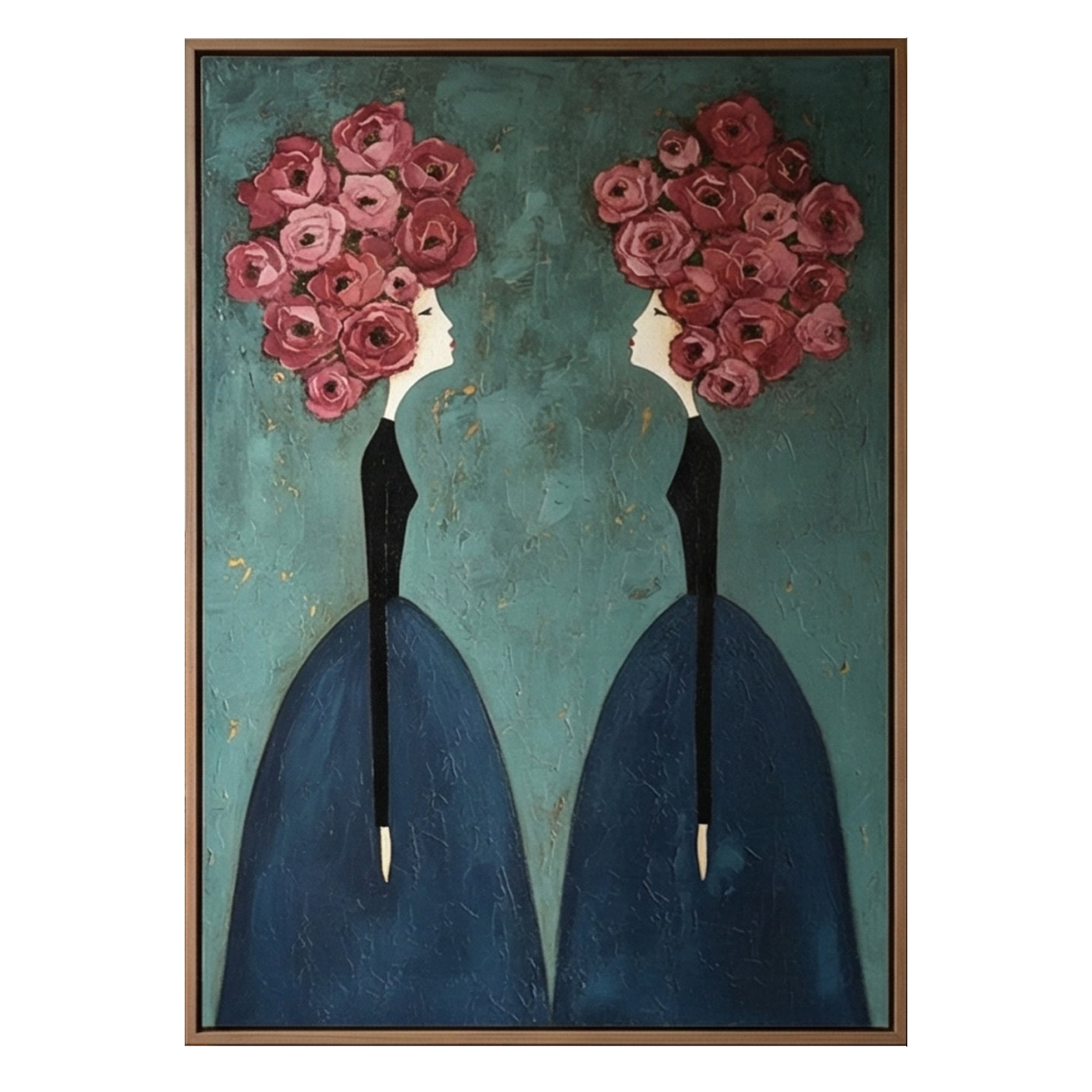 Surrealism Art | Sisters in Bloom