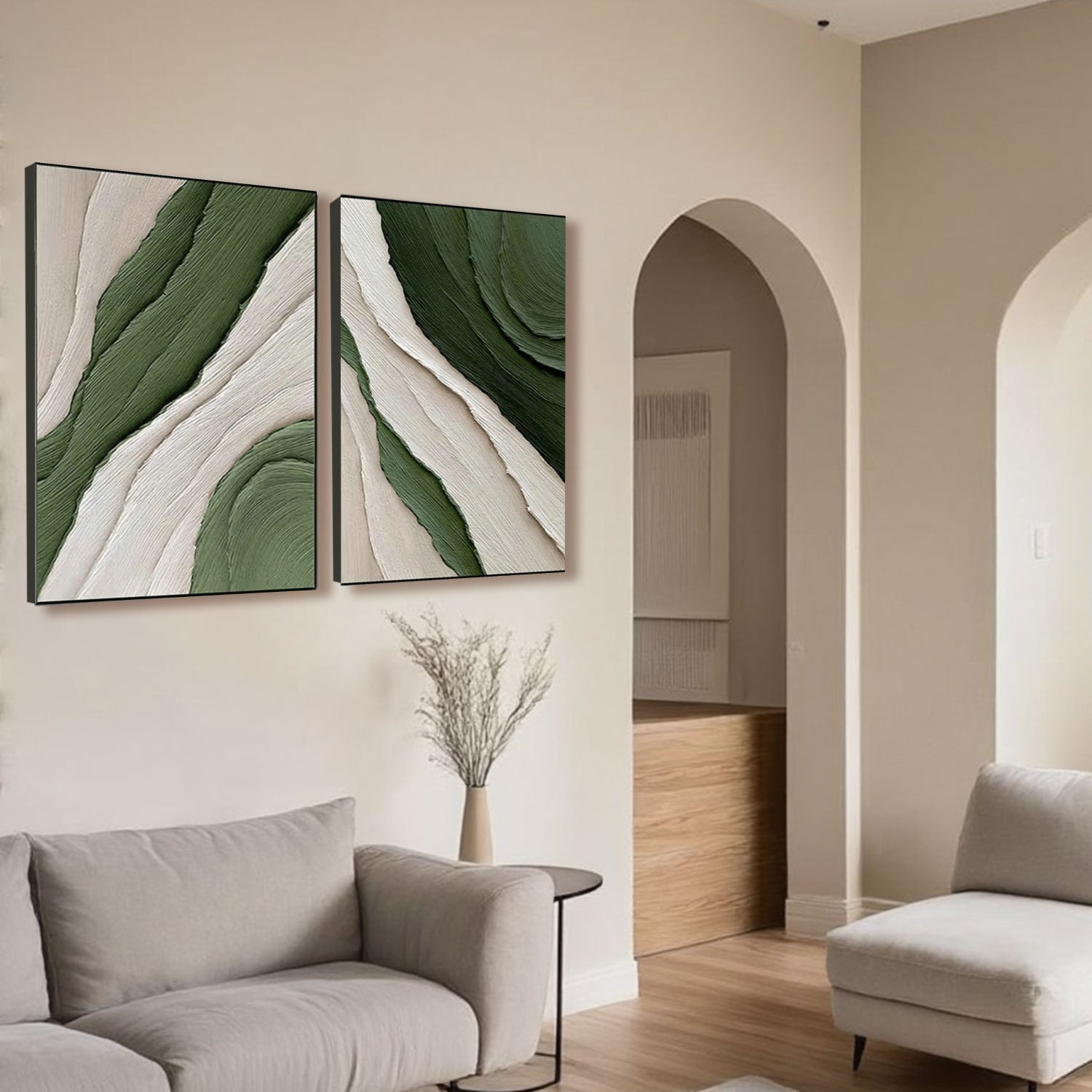 Organic Arch Wall Art Set of 2