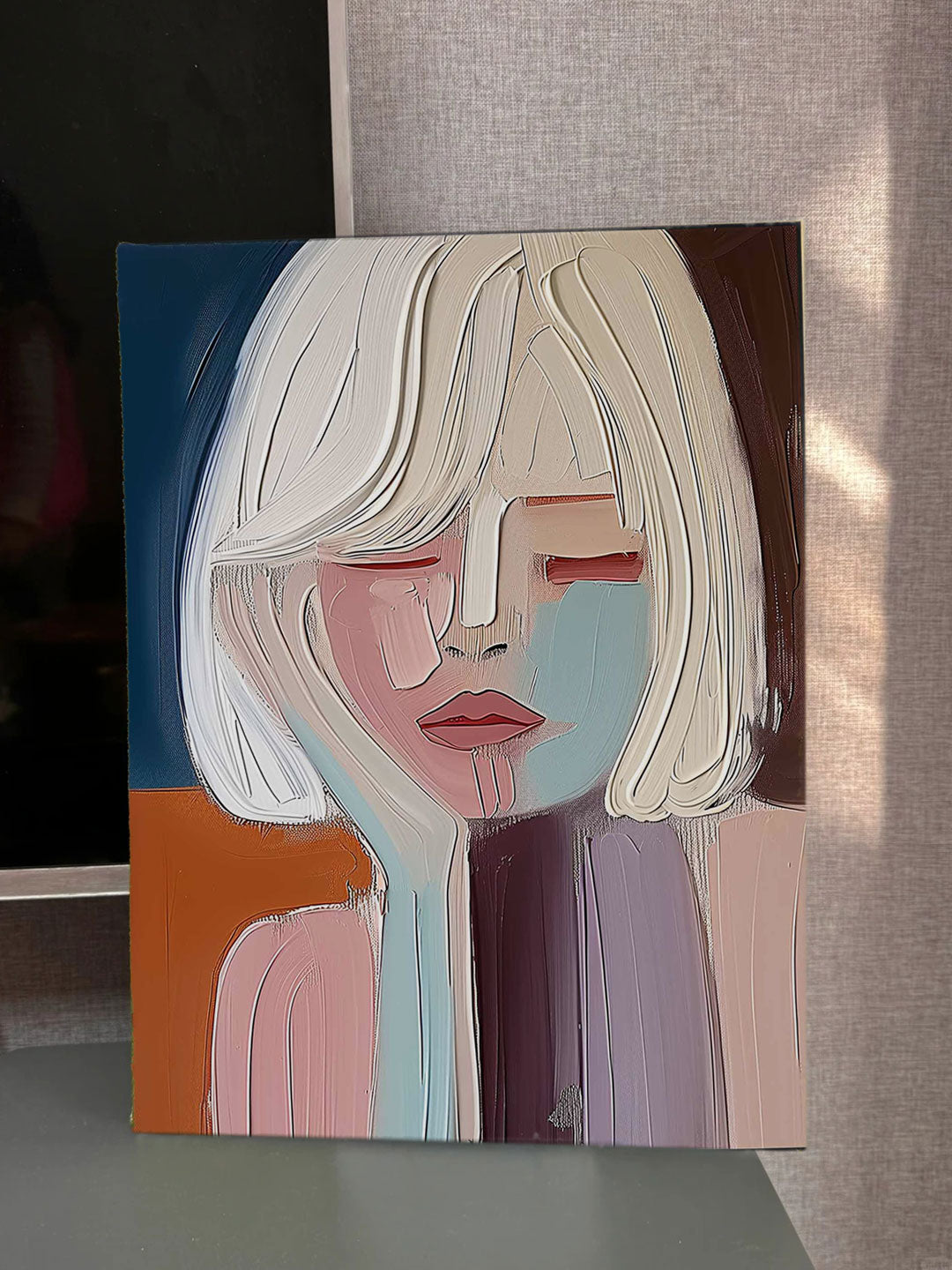 Plaster Art Texture Painting