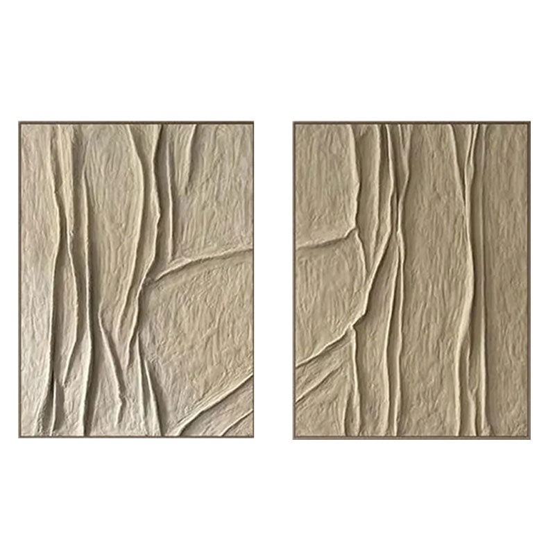 3D Textured Draped Fabric Wall Art Set of 2