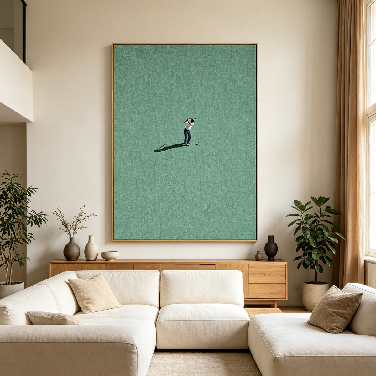 Solitary Golfer