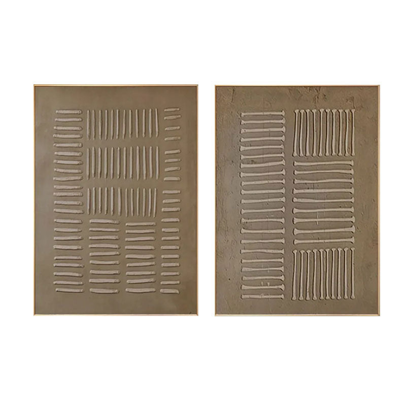 Textured Line Panel Set of 2