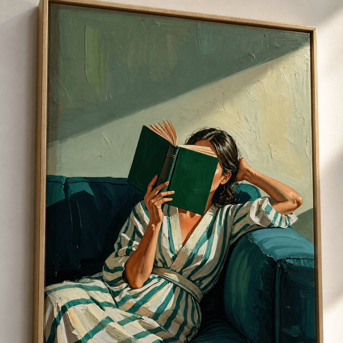 Impressionist Art | Sunlit Reading Hour