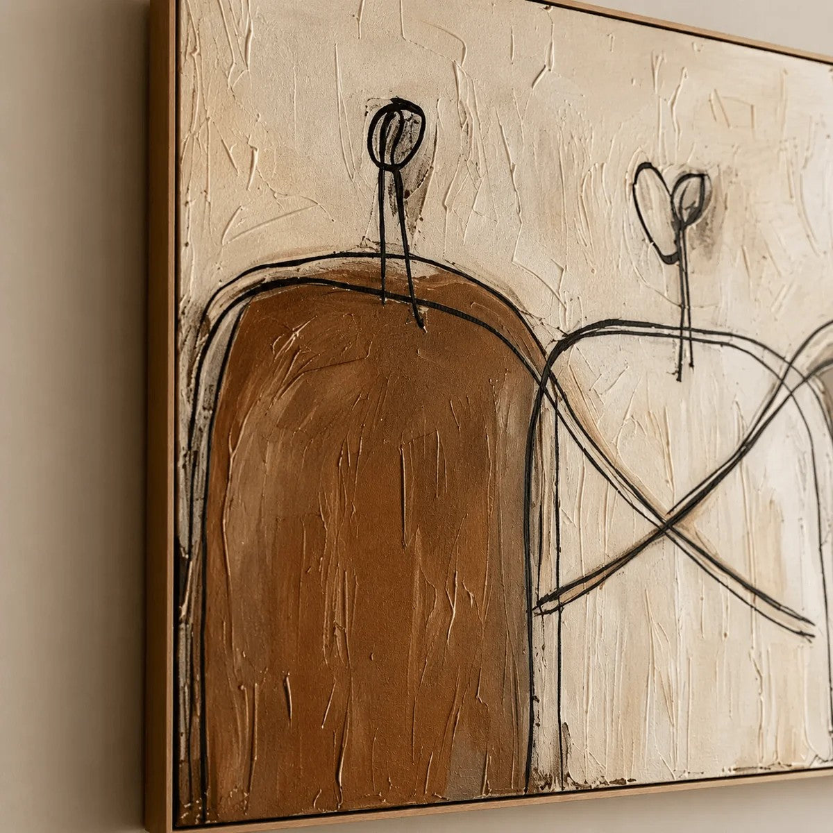 Sculptural Linked Arch Silhouettes Wall Art