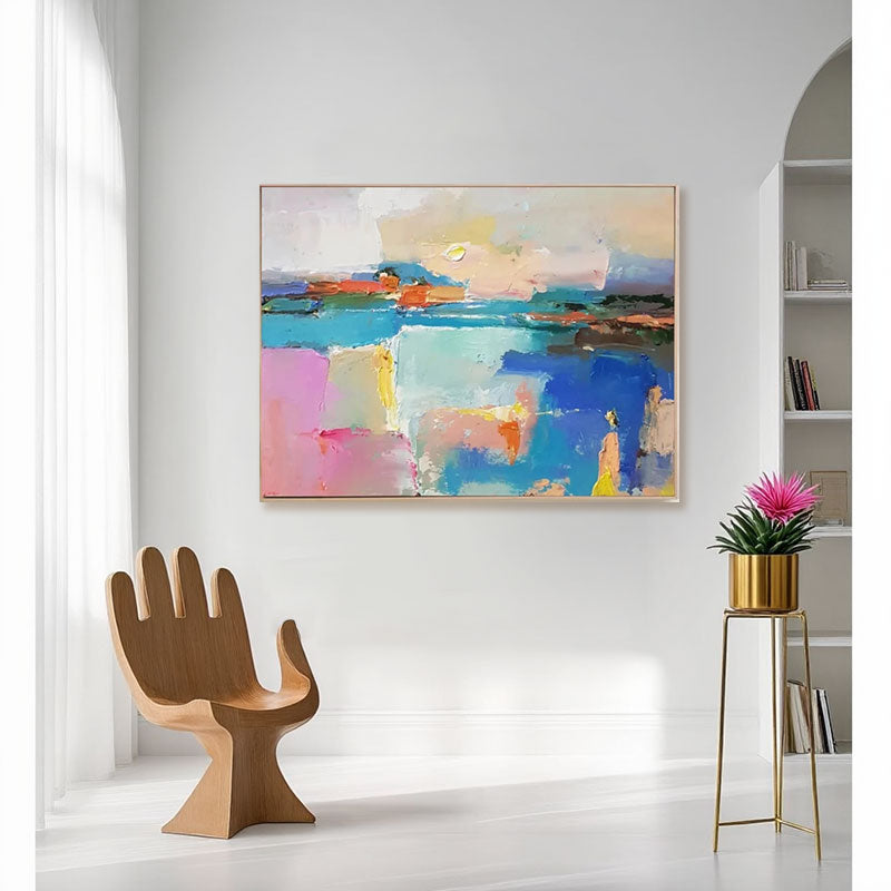 Colorful Abstract Landscape Wall Art
