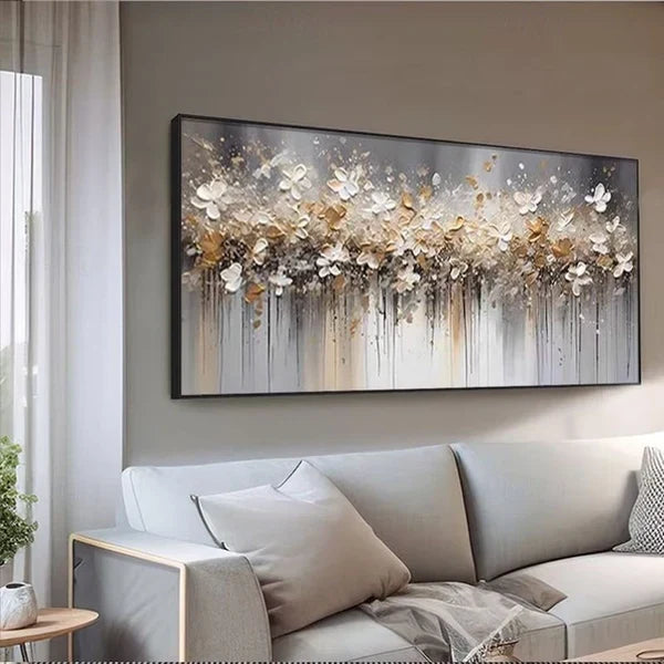 Textured Blossom Drift Wall Art