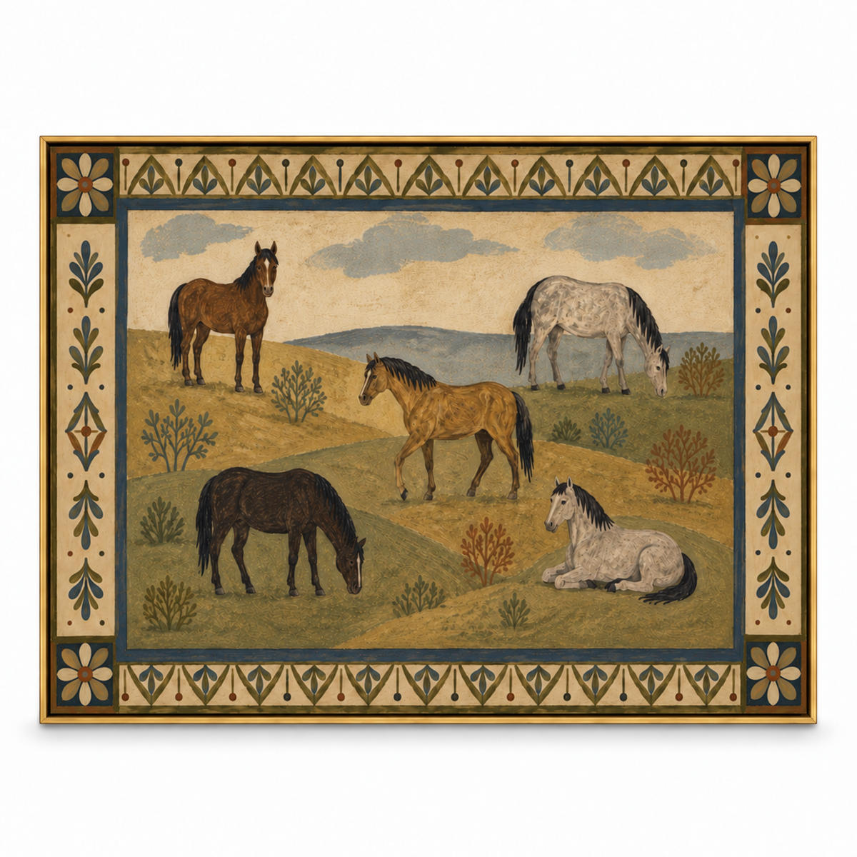 Vintage Americana Art | Pasture Reverie