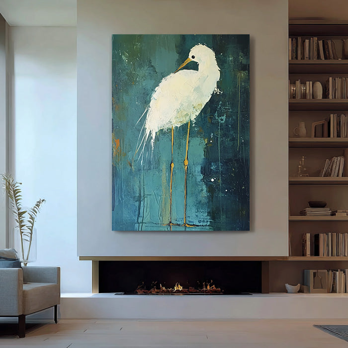 Stillness Where the Heron Dwells