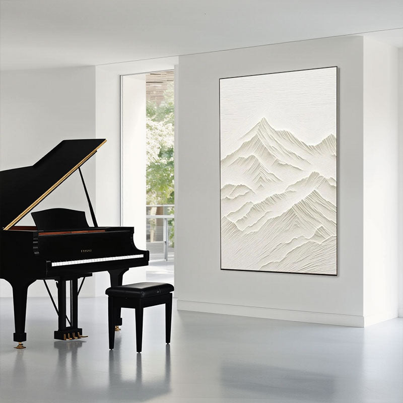 3D Textured Plaster Art Minimalist Wall Art