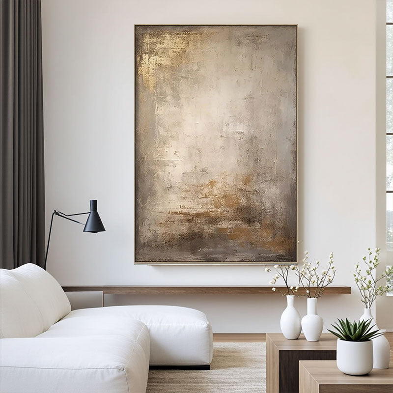 Textured Golden Patina Wall Art