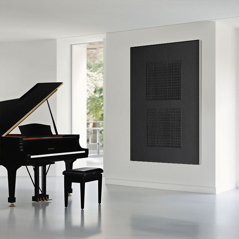 Textured Panel Block Wall Art