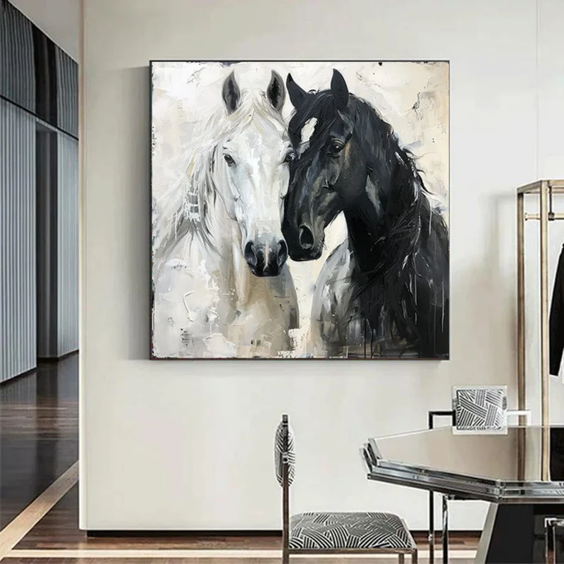 Abstract Animal Art Horse Texture Wall Art