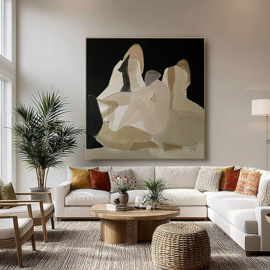 Night and Skin - Modernist Abstract Group Wall Art