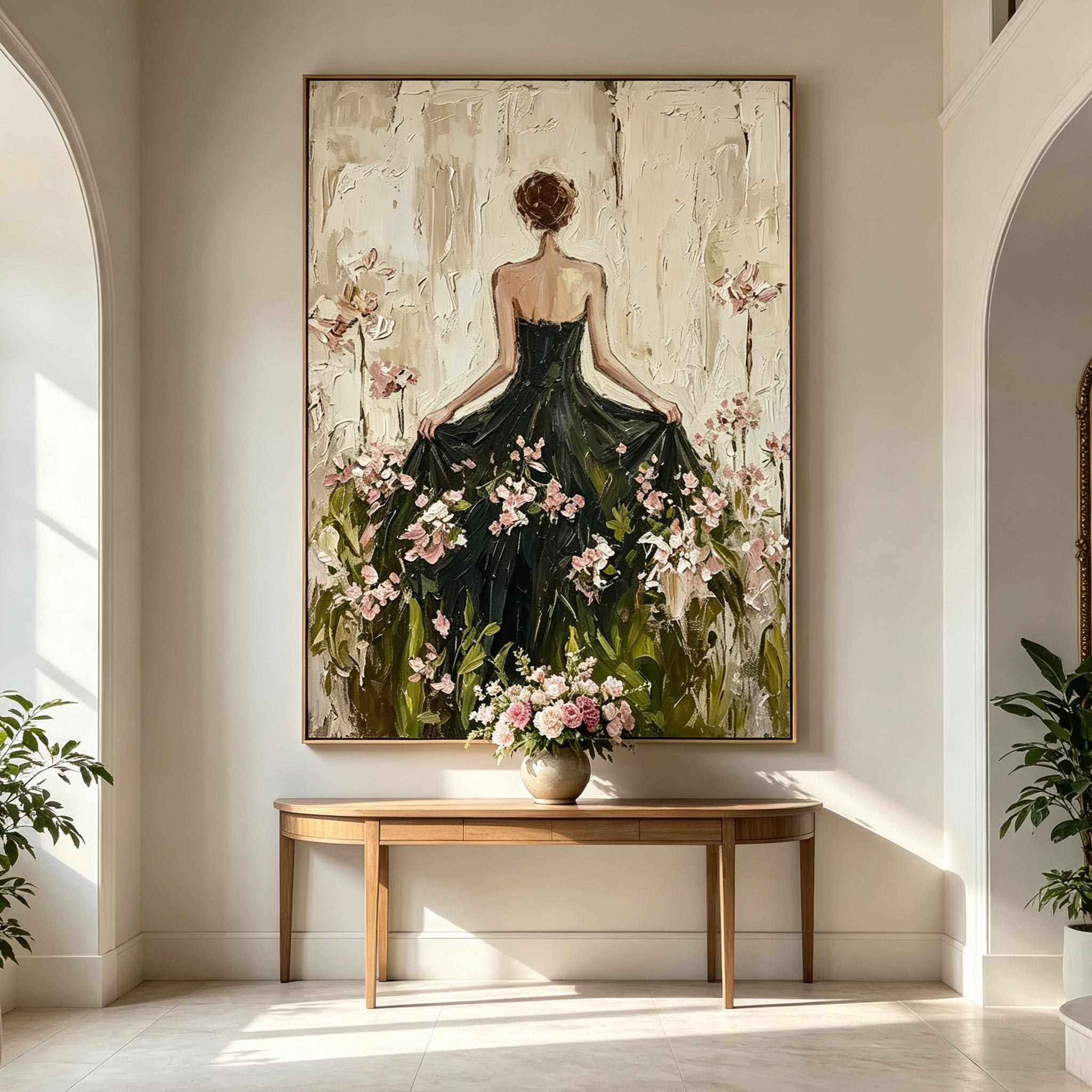 Textured Sylvan Reverie | Blush Petals