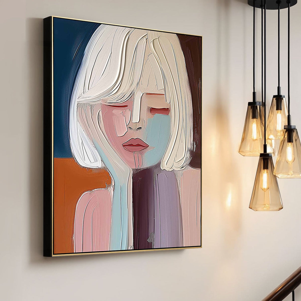 Plaster Art Texture Painting
