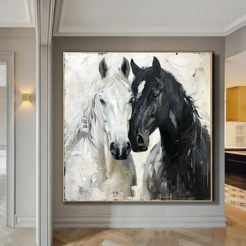Abstract Animal Art Horse Texture Wall Art