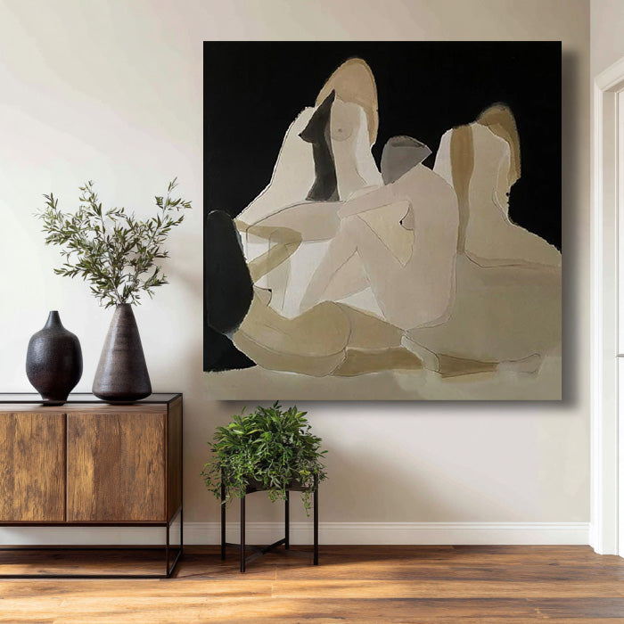 Night and Skin - Modernist Abstract Group Wall Art
