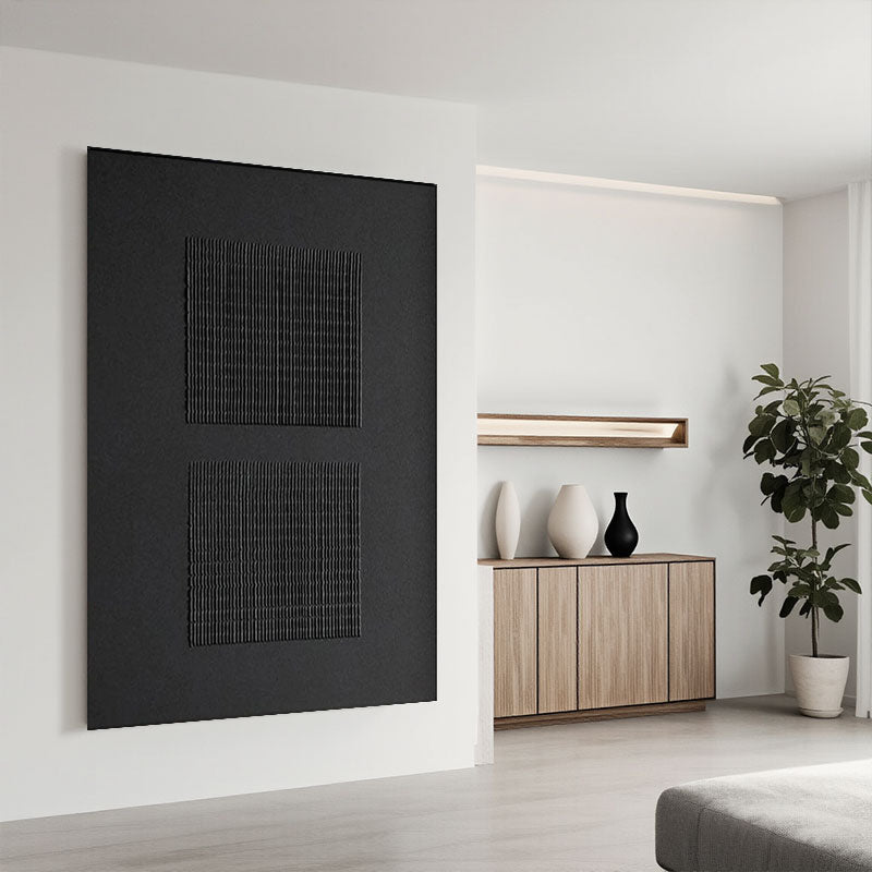 Textured Panel Block Wall Art