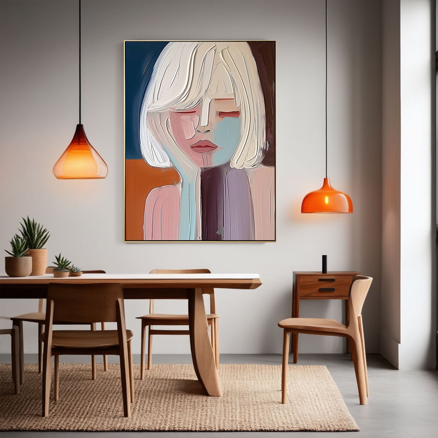 Plaster Art Texture Painting