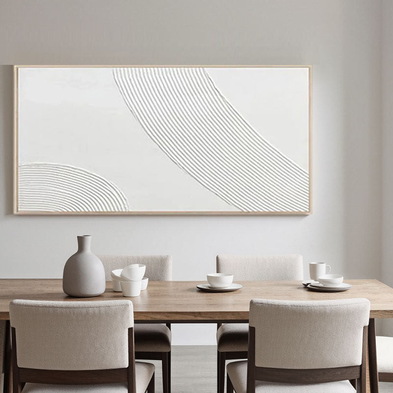 Textured Arc Wave Wall Art