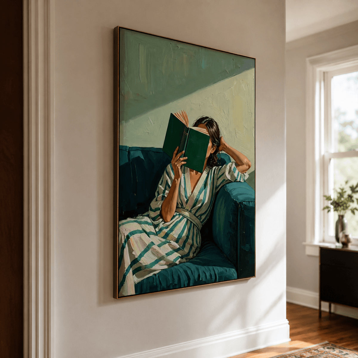 Impressionist Art | Sunlit Reading Hour