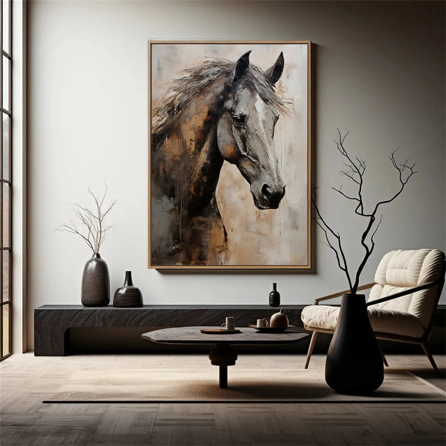 Textured Horse Portrait Wall Art