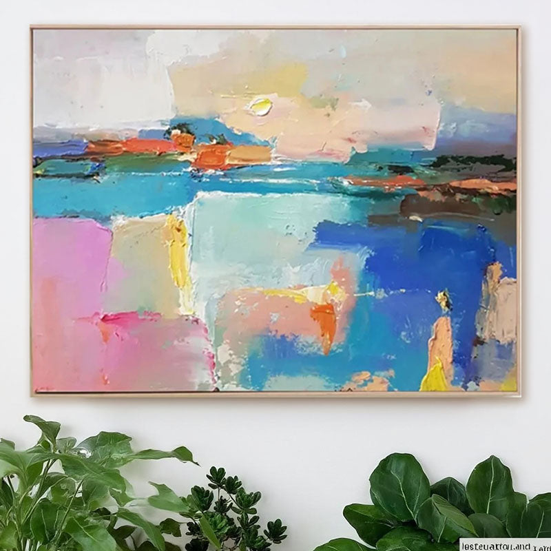 Colorful Abstract Landscape Wall Art