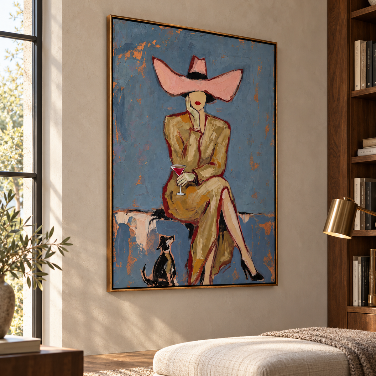 Vintage Americana Art | A Sip of the West