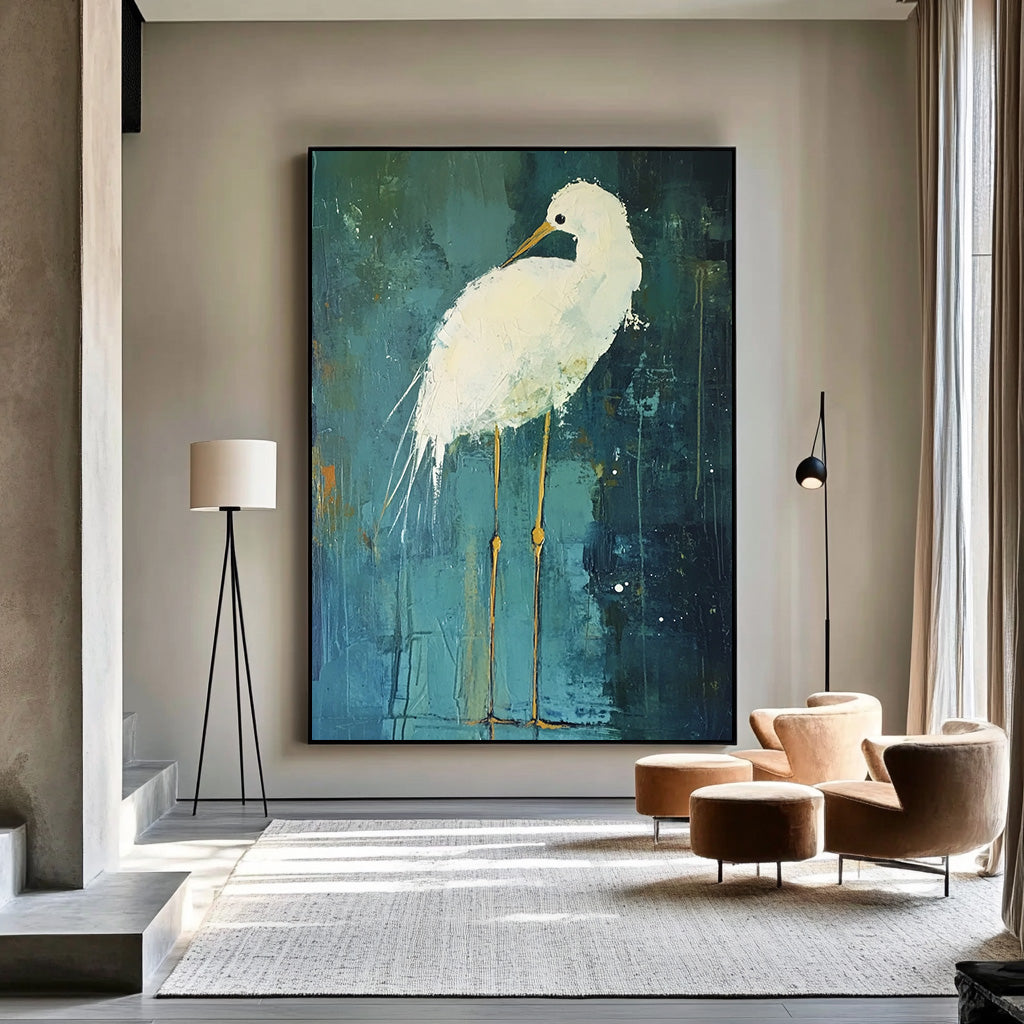 Stillness Where the Heron Dwells