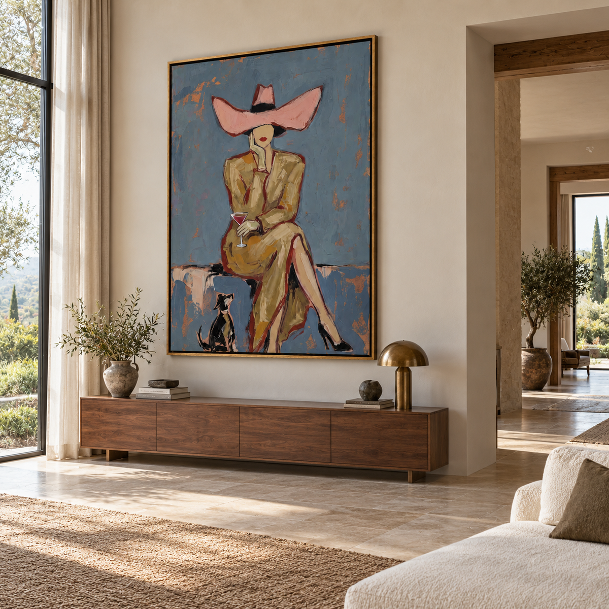 Vintage Americana Art | A Sip of the West