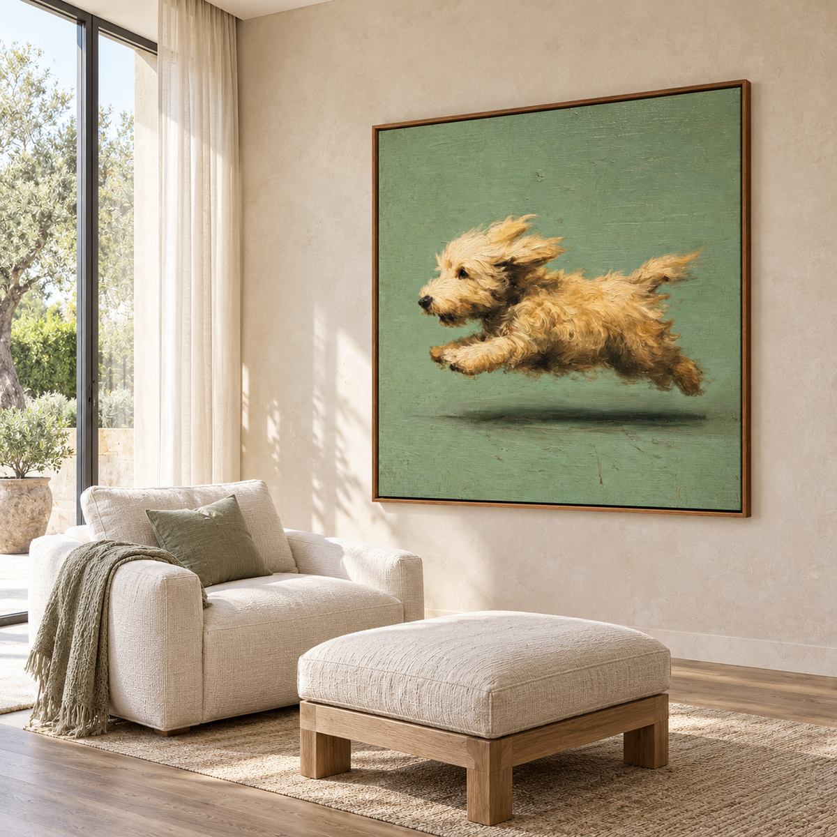 Impressionist Art | Golden Leap of Joy