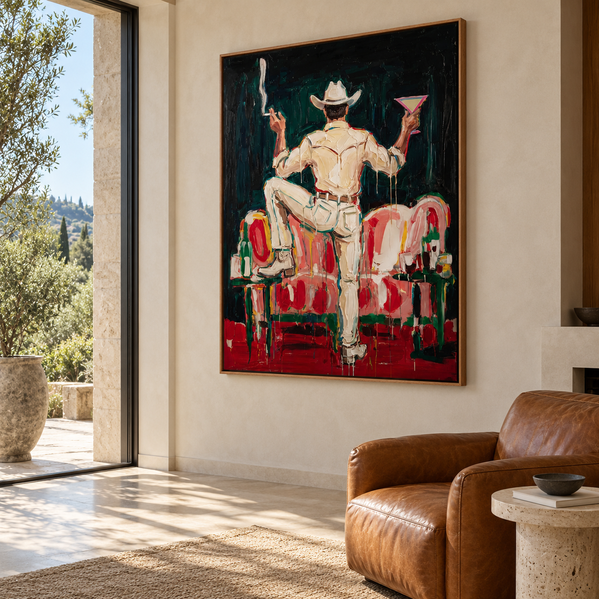 Contemporary Western Pop Art | Midnight Swagger