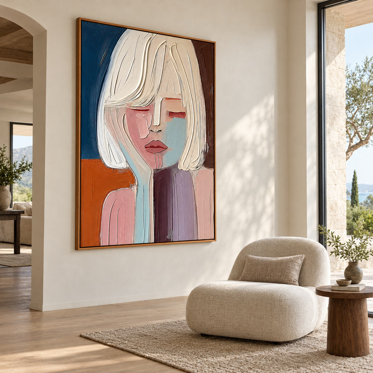 Contemporary Abstract Portraiture | A Quiet Reverie