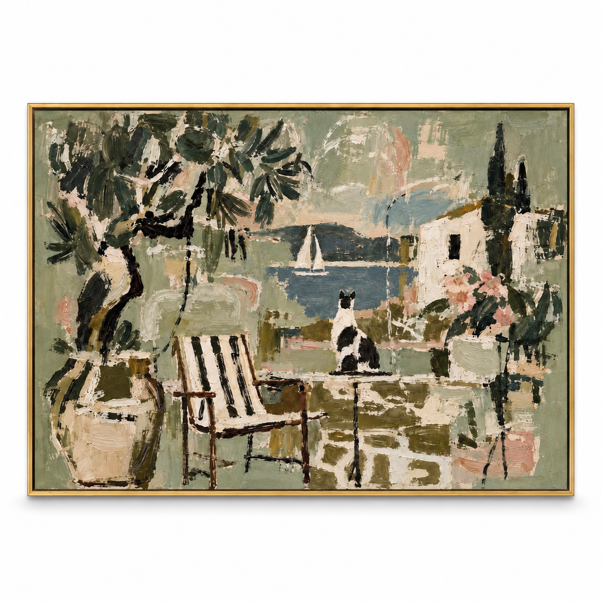 Modern Impressionism | Cat’s Coastal Reverie