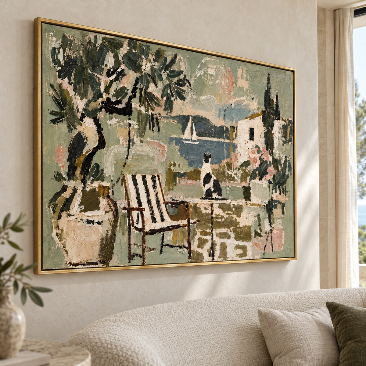 Modern Impressionism | Cat’s Coastal Reverie