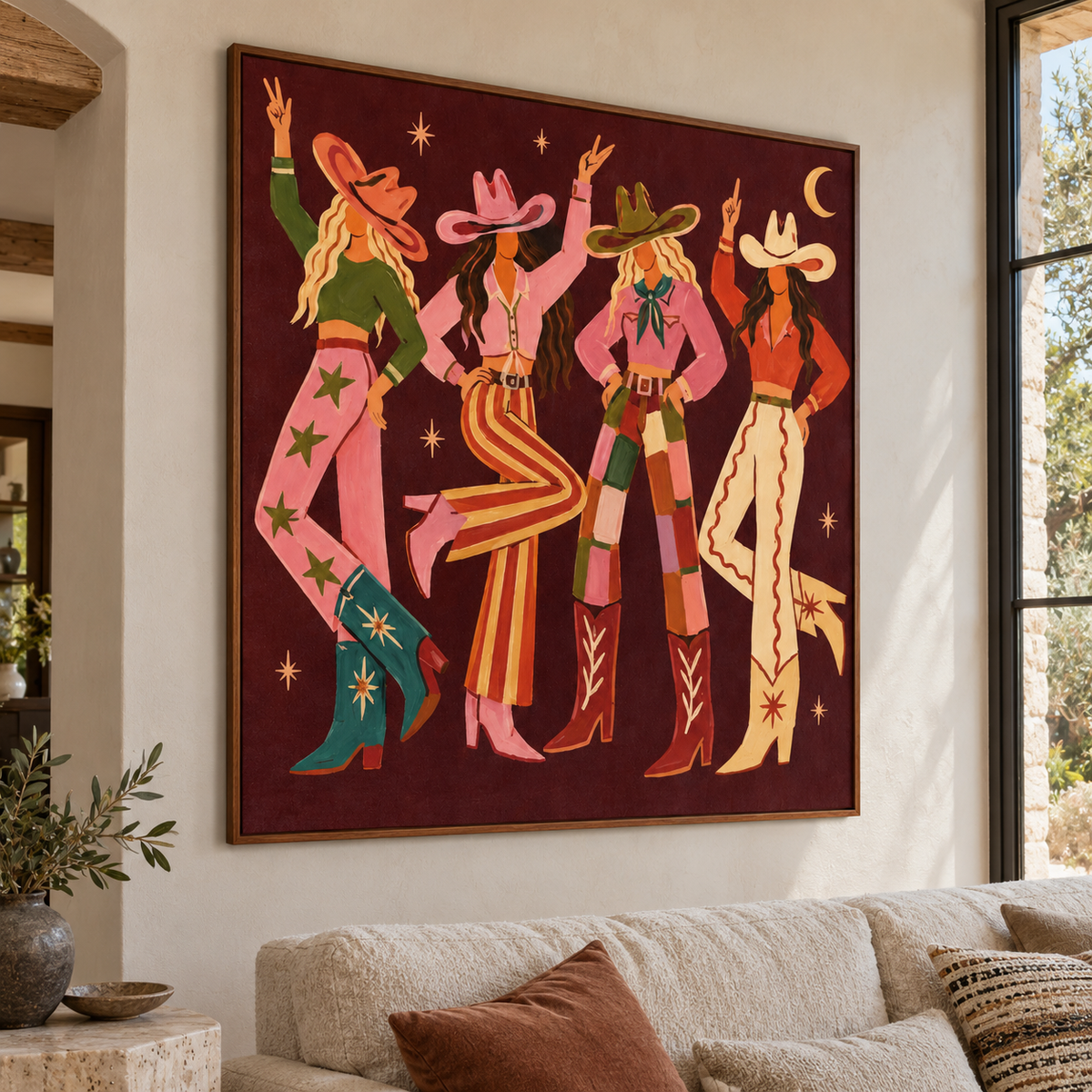 Retro Western Pop Art | Cowgirl State of Mind