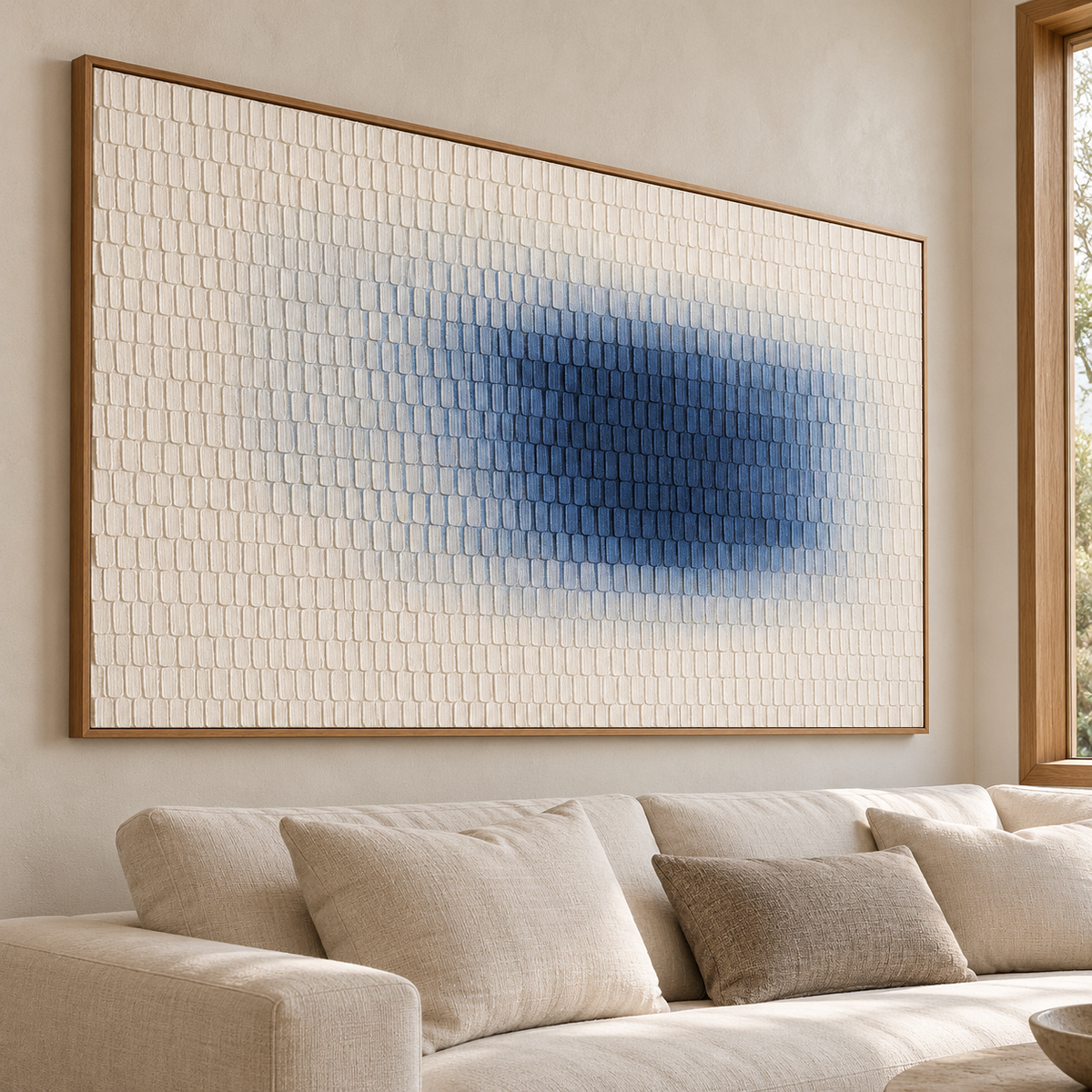 Contemporary Textured Abstract | Blue Reverie