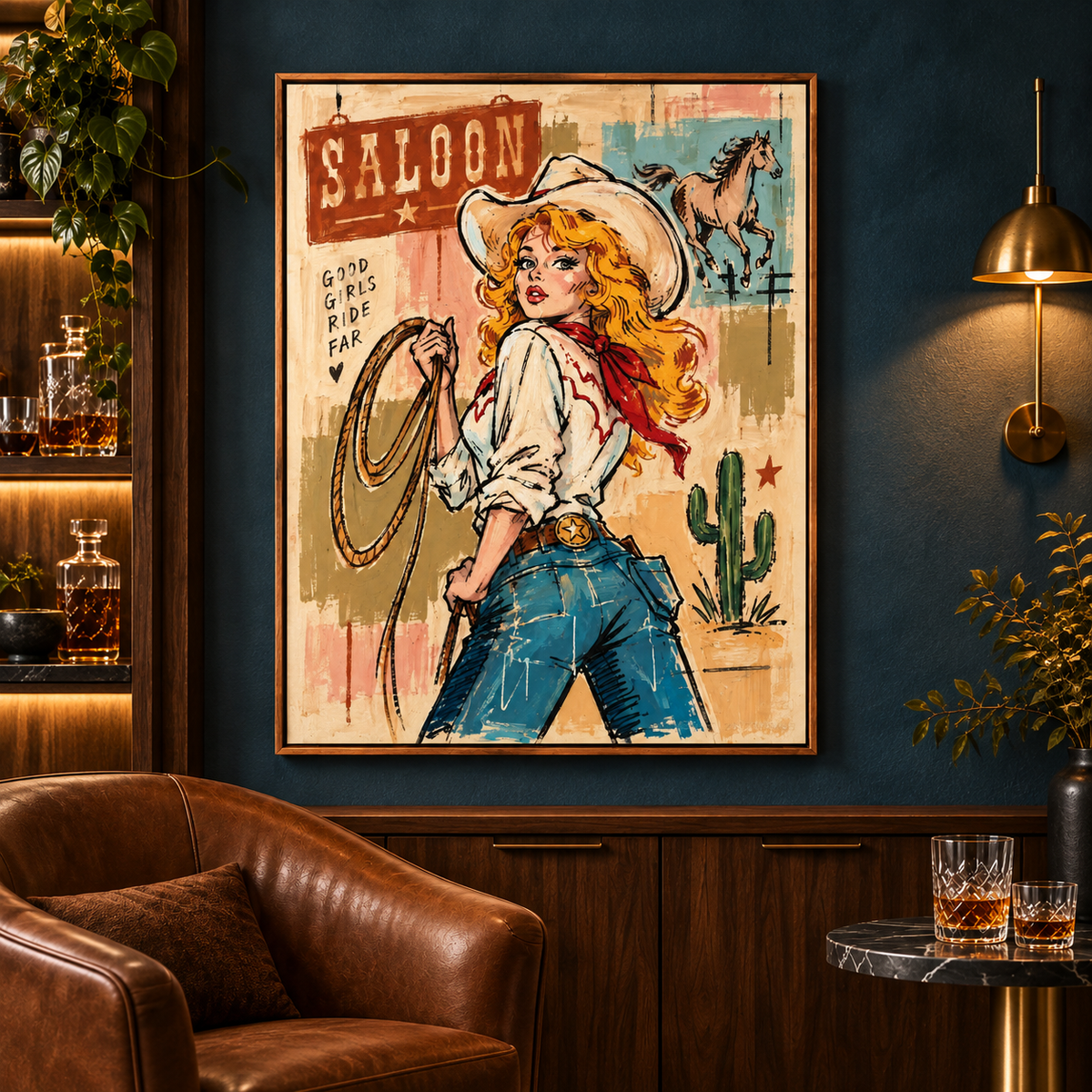 Western Pop Art | Saloon Daydream