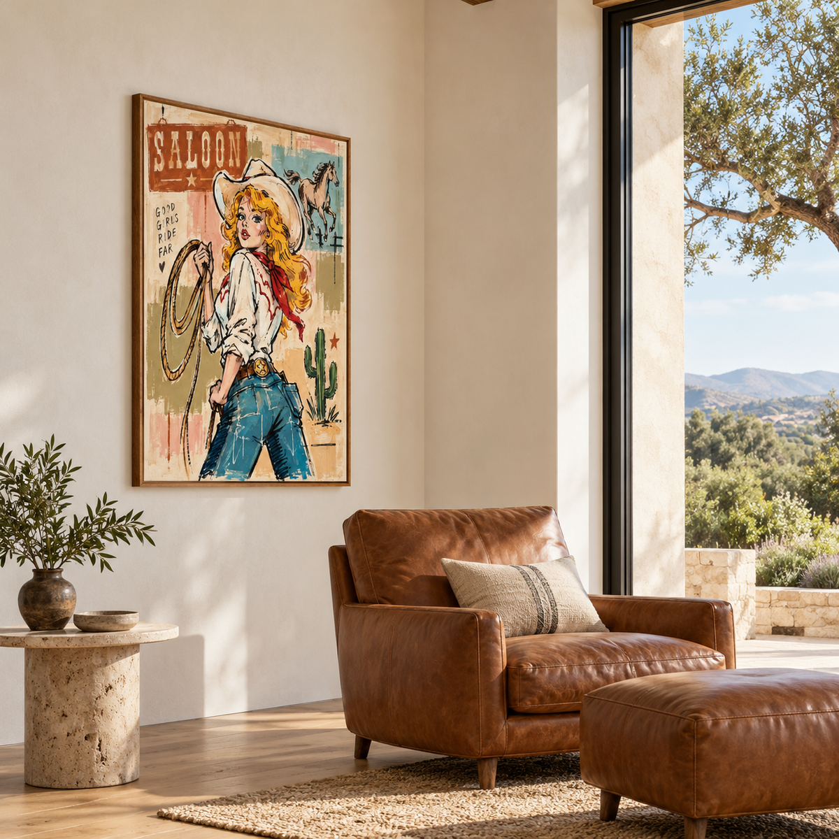 Western Pop Art | Saloon Daydream