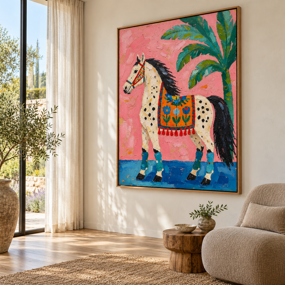 Western Folk Art | Palmshade Pony