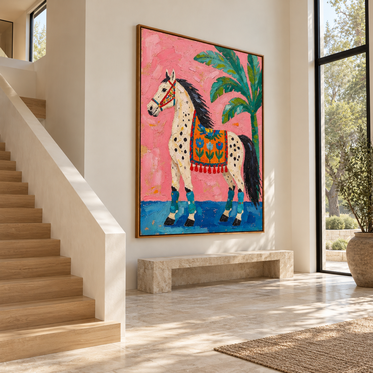 Western Folk Art | Palmshade Pony