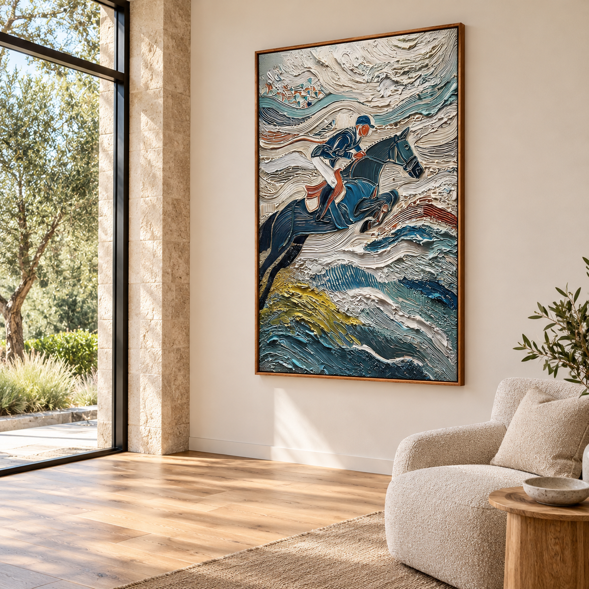 Contemporary Abstract Figurative | Beyond the Stride