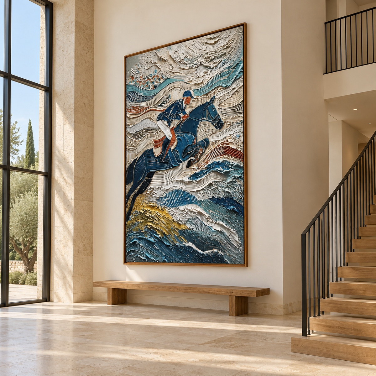 Contemporary Abstract Figurative | Beyond the Stride